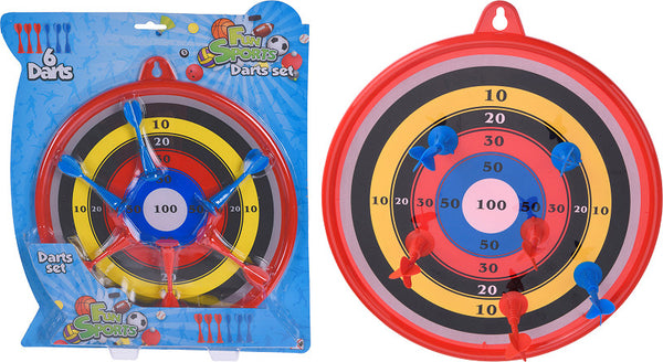 Dartbordset 30 cm 6 Darts