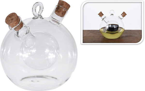 EH Olie / azijn fles glas