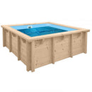 Interline Bali Zomerafdekking 210x210 cm Blauw