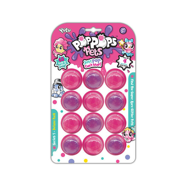 Yulu PopPops Pets Series 1 Deluxe 12 Stuks