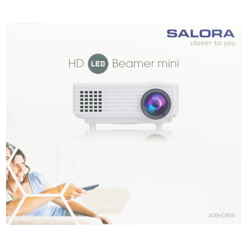 Salora 40BHD800 HD LED Beamer Wit