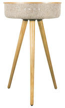 Salora Houten AirTable Speakertafel + Microfoon 41x64.5cm Hout/Beige