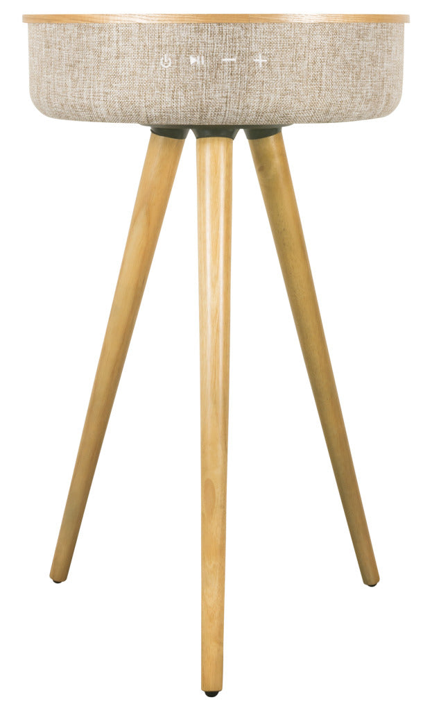 Salora Houten AirTable Speakertafel + Microfoon 41x64.5cm Hout/Beige