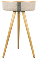 Salora Houten AirTable Speakertafel + Microfoon 41x64.5cm Hout/Beige