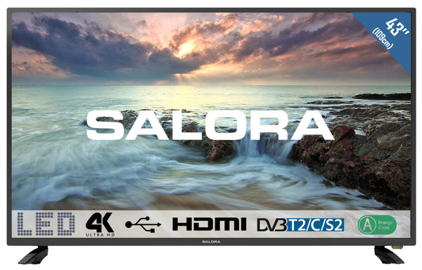 Salora 43UHL2800 LCD/LED TV + USB Mediaspelers 109cm