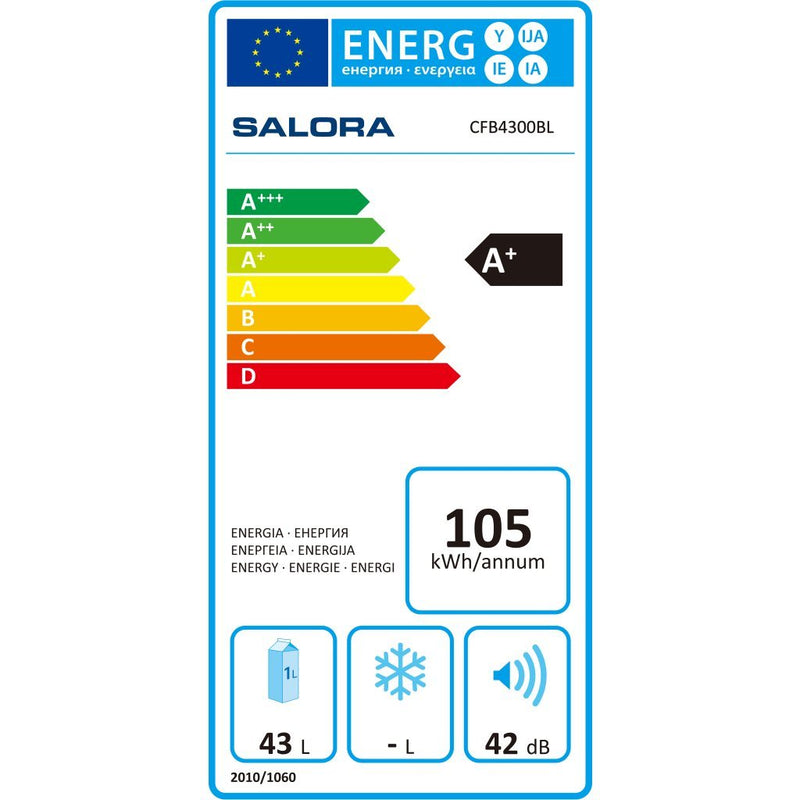 Salora CFB4300BL Bar-Koelkast 45L Zwart