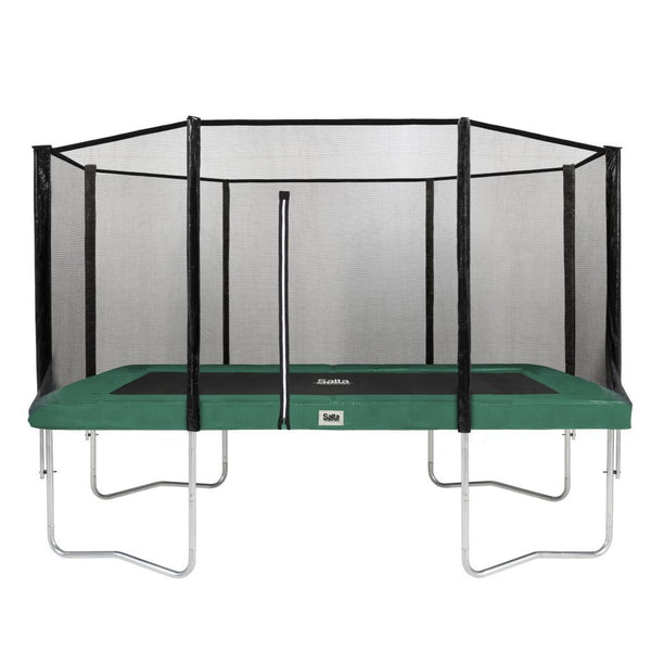 Salta 589G Combo Trampoline 244x396 cm + Veiligheidsnet Groen
