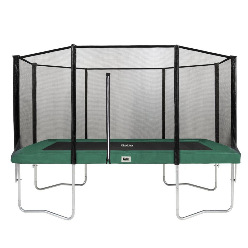 Salta 589G Combo Trampoline 244x396 cm + Veiligheidsnet Groen