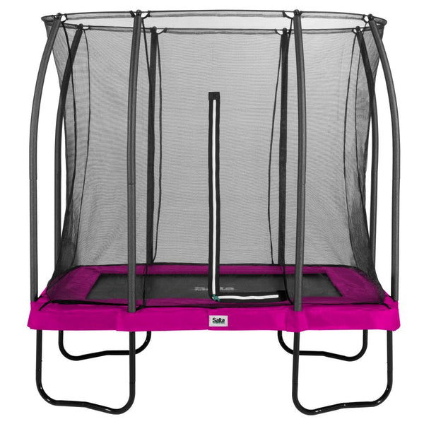 Salta 5091P Comfort Edition Trampoline 153x214 cm + Veiligheidsnet Roze