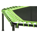 Salta 5357G Fitness Trampoline met Beugel 128x127 cm Zwart/Groen