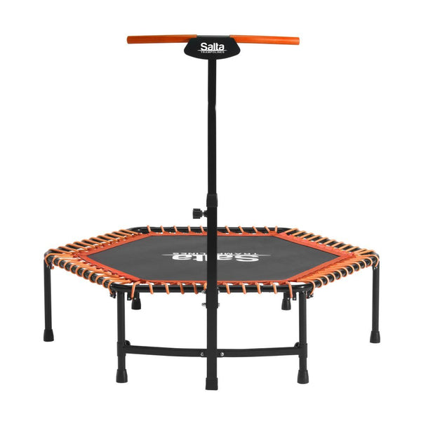 Salta 5357O Fitness Trampoline met Beugel 128x127 cm Zwart/Oranje