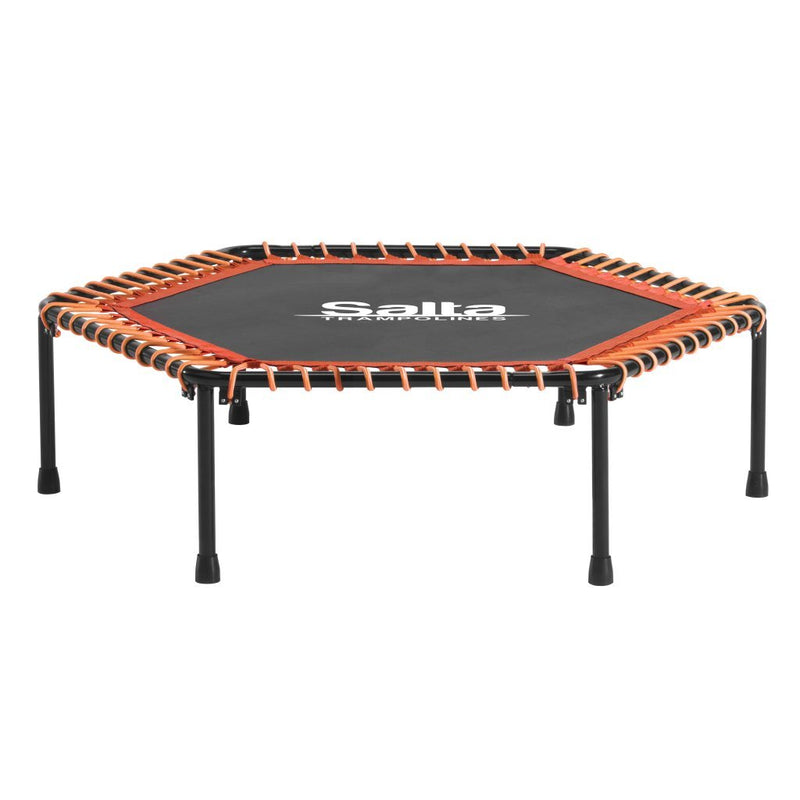 Salta 5357O Fitness Trampoline met Beugel 128x127 cm Zwart/Oranje
