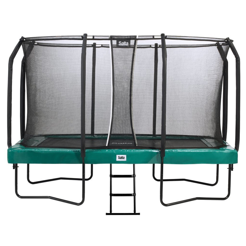 Salta 5375G First Class Trampoline 214x366 cm + Veiligheidsnet en Ladder Groen