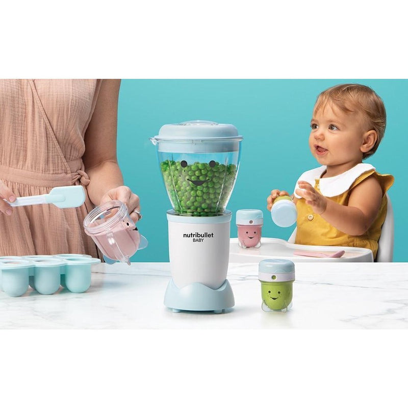 NutriBullet Baby Blender Blauw/Wit