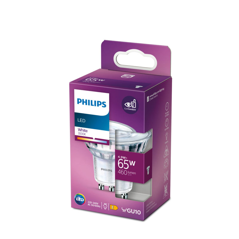 Philips Ledclassic 65w Gu10 Wh 36d Nd Srt4 Verlichting