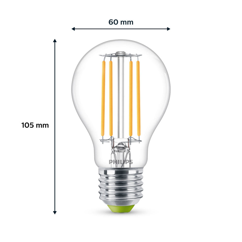 Philips LED CLA 40W A60 E27 3000K CL EELA SRT4 Verlichting