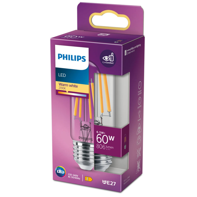 Philips LED Classic 60W T30 E27 WW CL ND SRT4 Verlichting