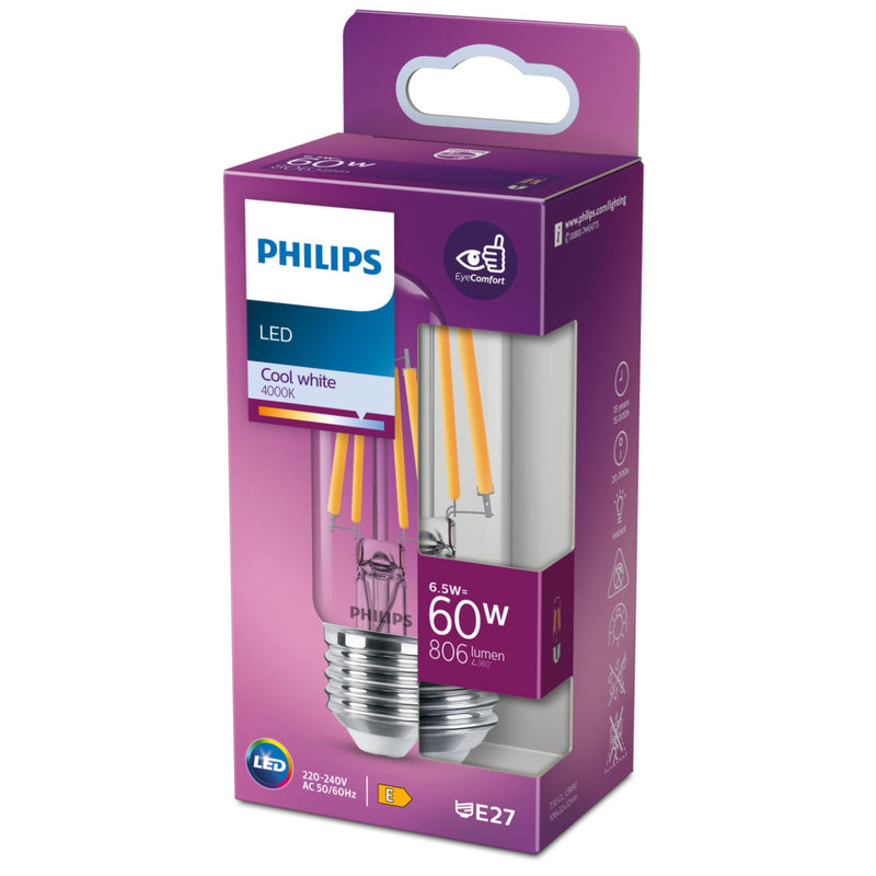 Philips LED Classic 60W T30 E27 CW CL ND SRT4 Verlichting