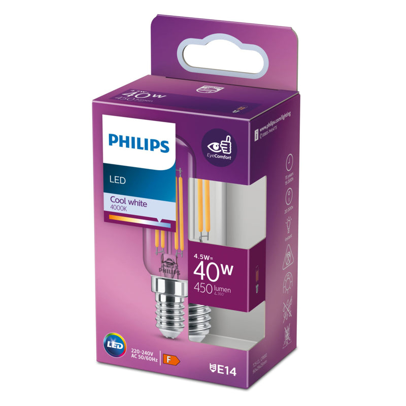 Philips LED Classic 40W T25L E14 CW CL ND RF SRT4 Verlichting