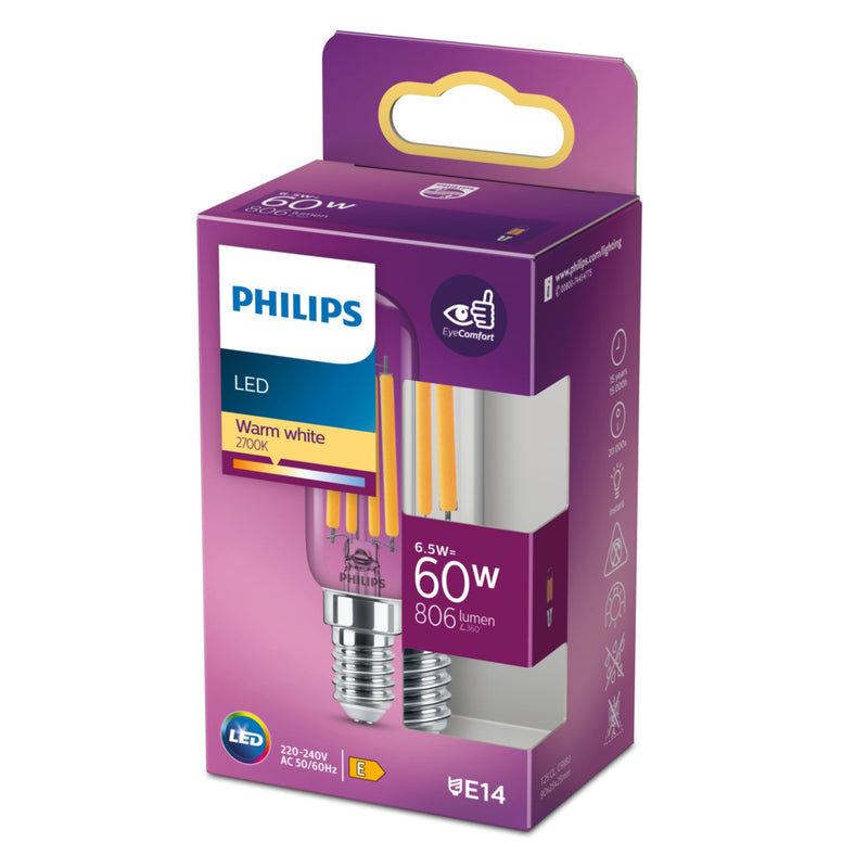 Philips LED Classic 60W T25 E14 CL ND RF SRT4 Verlichting