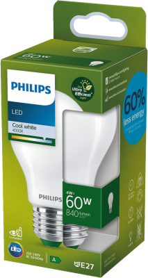 Philips LED CLA 60W A60 E27 4000K FR EELA SRT4 Verlichting