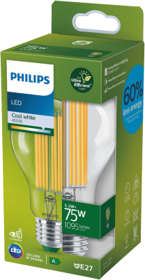 Philips LED CLA 75W A67 E27 4000K CL EELA SRT4 Verlichting