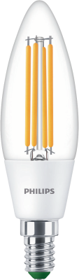 Philips LED CLA 40W B35 E14 3000K CL Verlichting