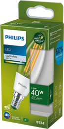 Philips LED CLA 40W B35 E14 4000K CL EELA SRT4 Verlichting
