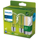 Philips LED Lamp 40W E27 Warm Wit 2 Stuks