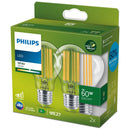 Philips LED Lamp 60W E27 Wit 2 Stuks