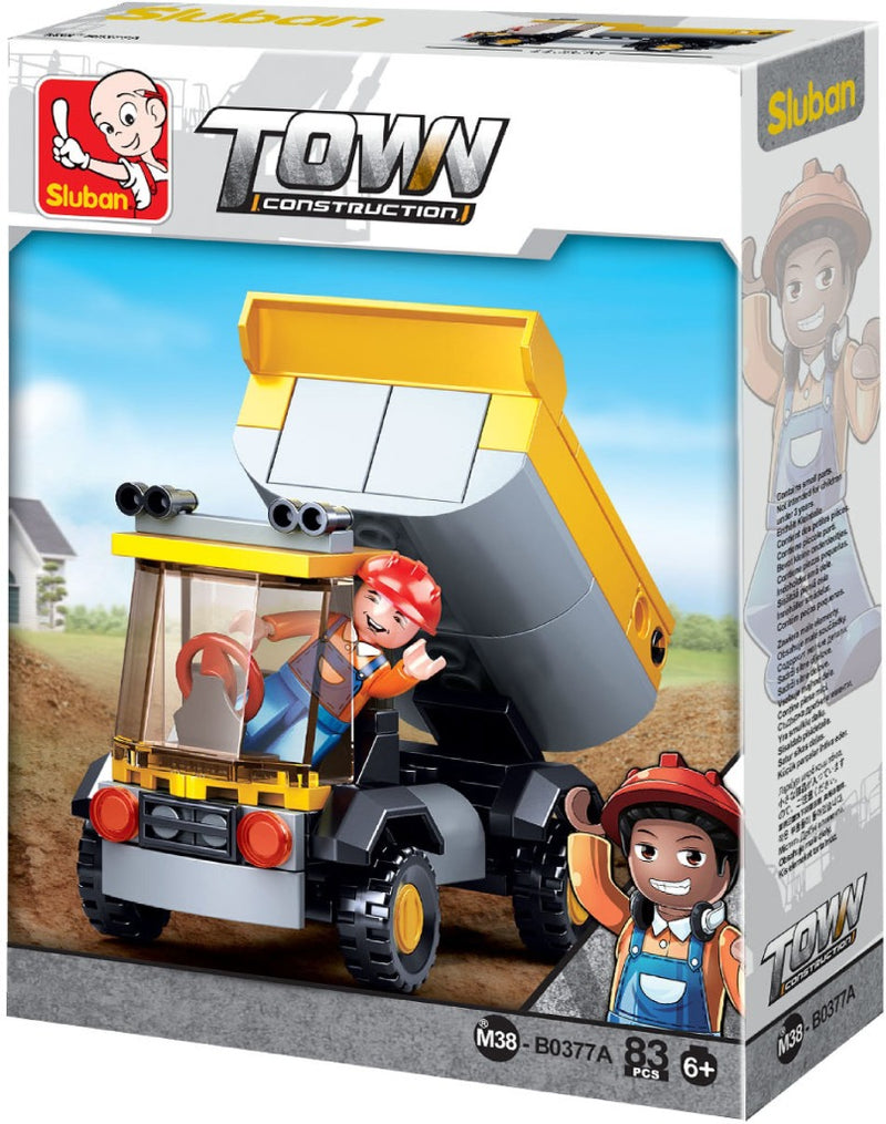 Sluban M38-B0377A Town Serie Kiepwagen 87-delig