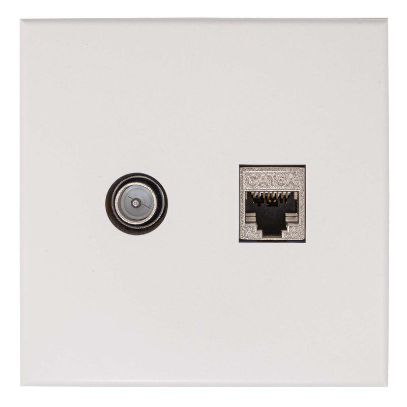 Hirschmann 695020754 Ap2000 Cd83 Afdekplaat 83x83 Coax En Data Edc2000