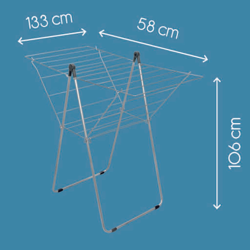 Metaltex droogrek - Vento 25m