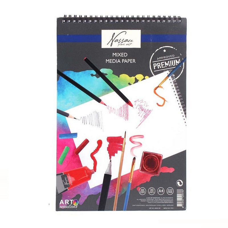 Nassau A4 Schetsblok, 20 vellen