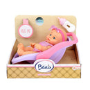 Beau Babypop in Draagstoeltje 18 cm