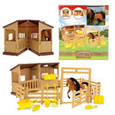 Horses Paardenstal met Paard + Accessoires