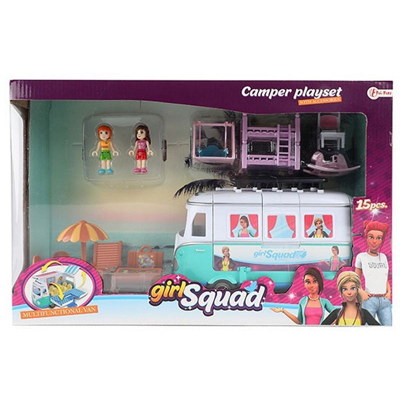 Girl Squad Camper Speelset