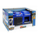 Metal Draagbare Politiegarage met Auto en Portofoon + Licht en Geluid