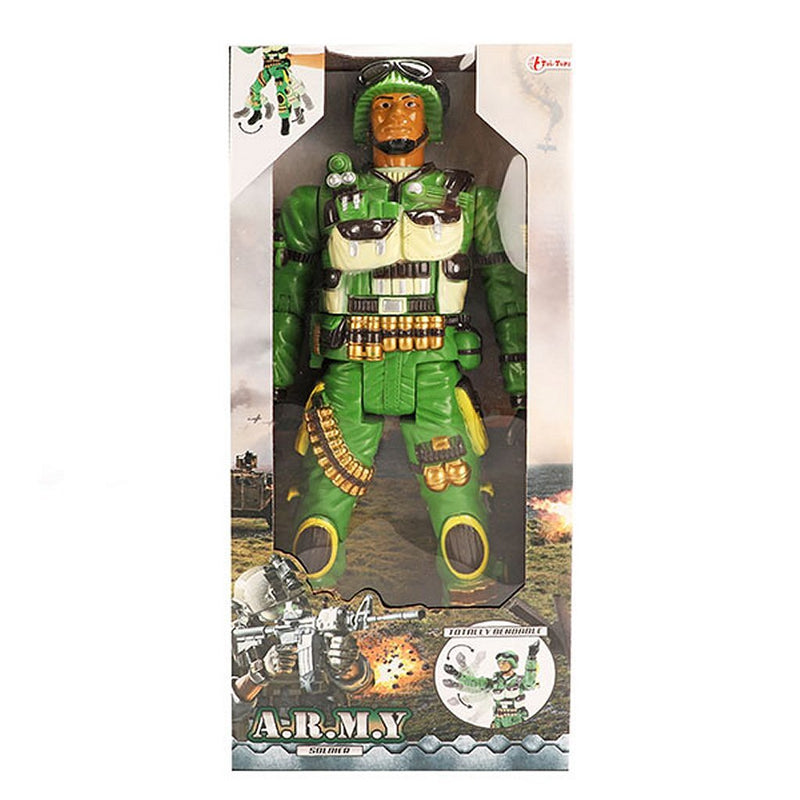 Toi-Toys Army Beweegbare Soldaat 47cm