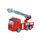Toi-Toys Cars and Trucks Brandweerwagen 49cm  + Verkeerslichten + Licht en Geluid