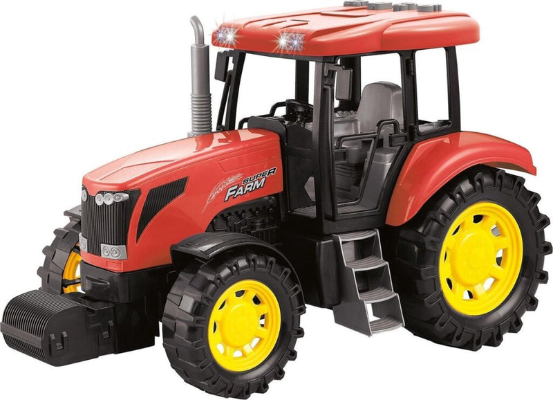 Tractor Groot met Licht en Geluid Rood