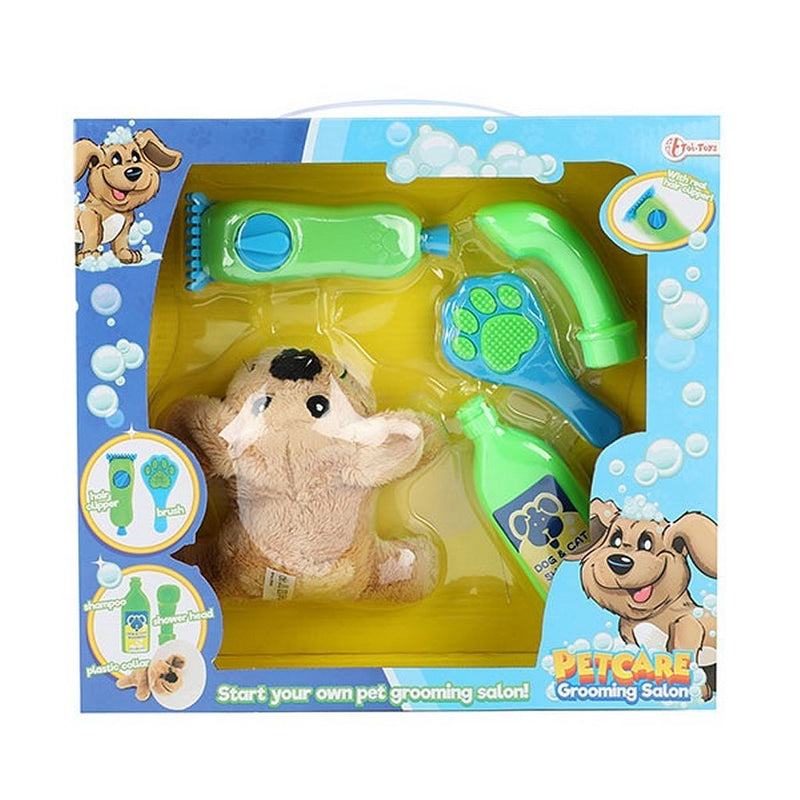 Hondentrimsalon + Pluchen Hond + Accessoires