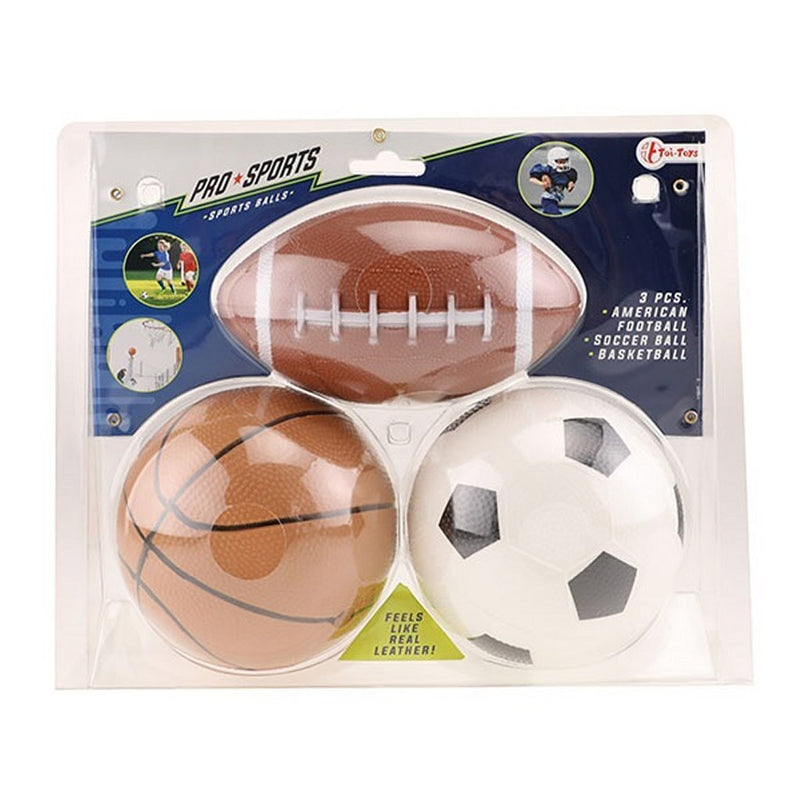 Toi-Toys Mini Sportballen 3 Stuks