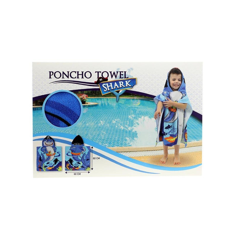 Piratenhaai Poncho 60x60 cm