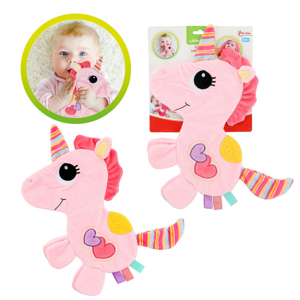 LITTLE STARS Baby knisperdoek knuffeldoek Eenhoorn