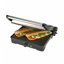 Bourgini Classic Panini Grill Plus RVS/Zwart