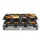 Bourgini Gourmette Raclette Grill 8 Personen Zwart/RVS