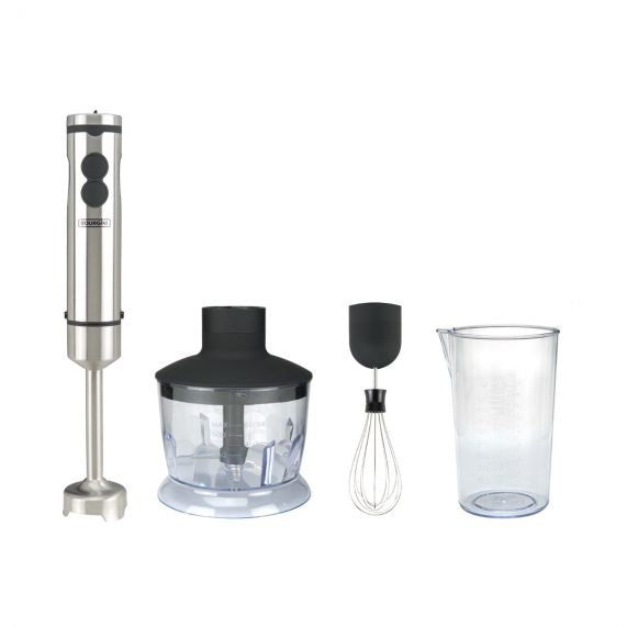 Bourgini Steel Luxe Blender Staafmixer Set