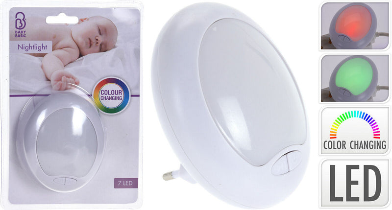 Nachtlamp LED veranderd van kleur