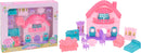 Poppen speelhuis set 11-delig